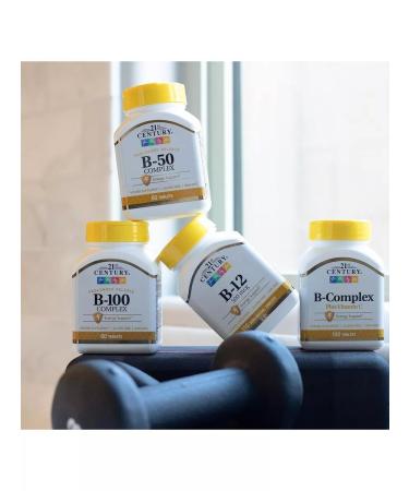 21st Century A complex of vitamins B 60 tab. USA - Buy Online on GoSupps.com