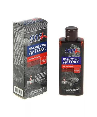 Twins Tech 911 shampoo detox absorbing with wood coal 150 ml