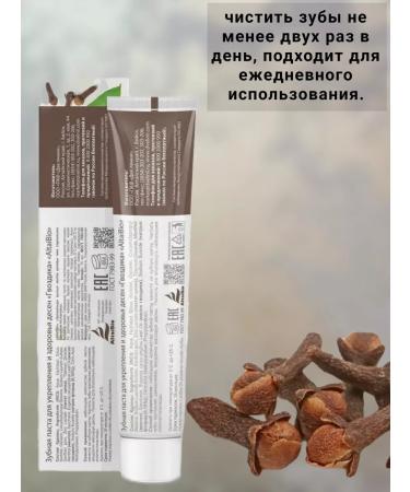 Altai Bio Toothpaste for strengthening and health of gum cloves 75 g - Buy Online on GoSupps.com