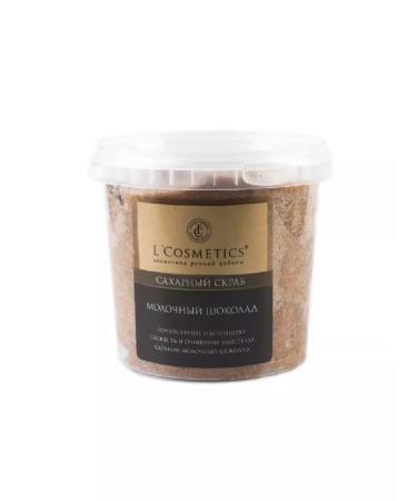 L'COSMETICS Anti -cellulite sugar scrub for body milk chocolate - Buy Online on GoSupps.com