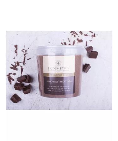 L'COSMETICS Anti -cellulite sugar scrub for body milk chocolate - Buy Online on GoSupps.com