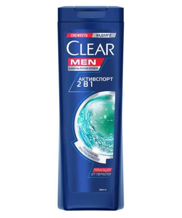 clear Hair shampoo men's MEN ACTRICTORPORPORT 2B1 400 ml