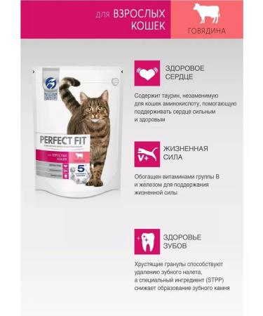 Feed perfect fit taste beef 0.65 kg - Buy Online on GoSupps.com