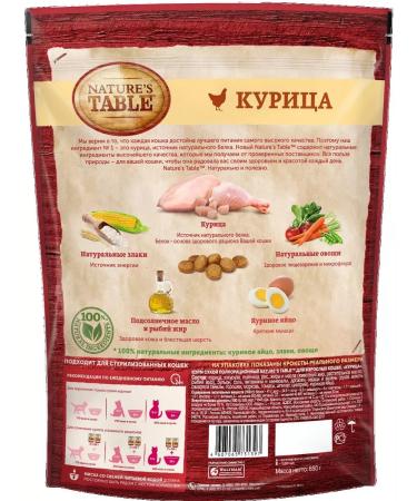 NATURE'S TABLE Netorez Tube feed for cats chicken 0.65 kg - Buy Online on GoSupps.com