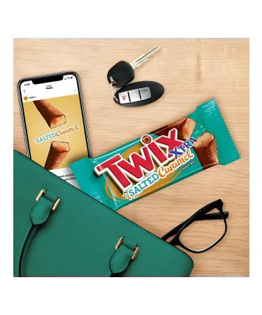 Twix Extra Chocolate Baton Salt Caramel 82g 24 pcs - Buy Online on GoSupps.com