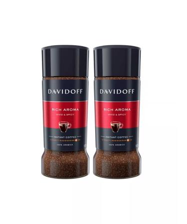 DAVIDOFF Rich aroma coffee soluble 100g 2pcs - Buy Online on GoSupps.com