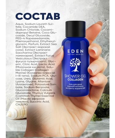 EDEN Road set of shower gel 30 ml and body milk 20 ml - Buy Online on GoSupps.com