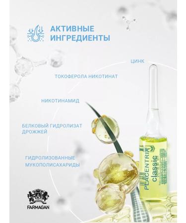 Farmagan Lotion against hair loss Placentrix Classic - Buy Online on GoSupps.com