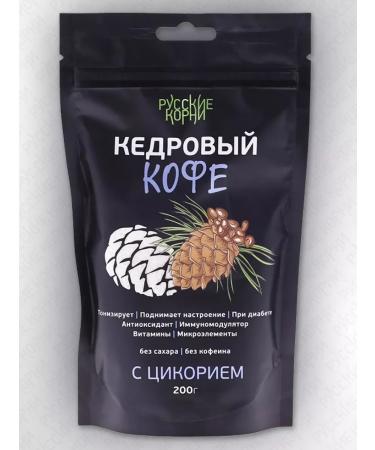 Russian roots Soluble coffee cedar with chicory without caffeine 3 pcs - Buy Online on GoSupps.com