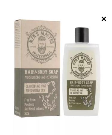 MEN'S MASTER Invigorating body soap and hair of algae and mint 260 ml