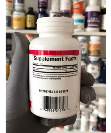 Natural Factors Zinc citrate 15 mg - Buy Online on GoSupps.com