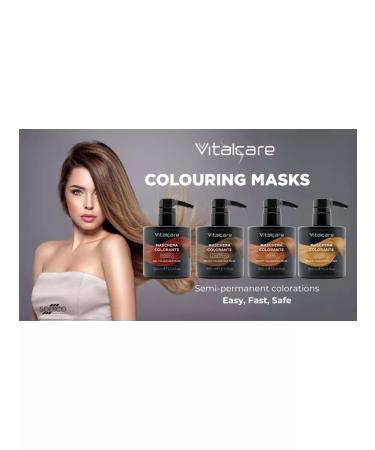 Vitalcare Brown 300ml half -permanent hair mask - Buy Online on GoSupps.com