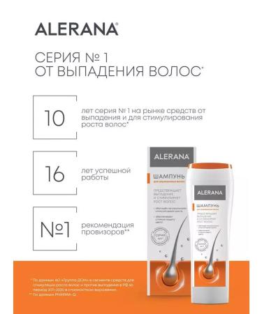 Alerana Hair shampoo for dyed bottle 250 ml - Buy Online on GoSupps.com