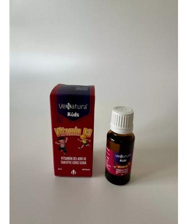 VeNatura Vitamin D3 for children in drops d3 - Buy Online on GoSupps.com