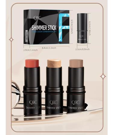 QIC A set of cream sticks for contouring and makeup 3B1 - Buy Online on GoSupps.com