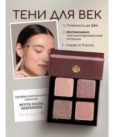 Viseart Set of matte brilliant shadows for makeup