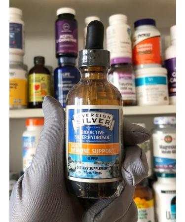 SovereignSilver Colloidal silver 59 ml Bio Active Silver Hydrosol - Buy Online on GoSupps.com