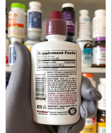 NutriBiotic GSE grapefruit extract - Buy Online on GoSupps.com