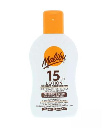 Malibu SPF15 tan cream average protection 200ml - Buy Online on GoSupps.com
