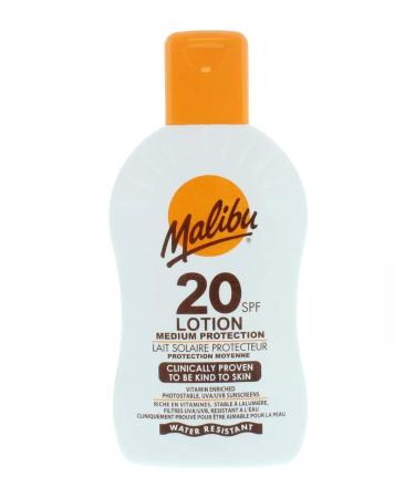 Malibu SPF20 tan cream average protection 200ml - Buy Online on GoSupps.com