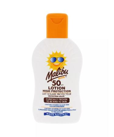 Malibu Children's cream for tanning SPF50 High protection 200ml - Buy Online on GoSupps.com