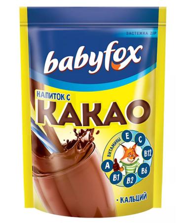 Babyfox Cocoa drink for children with vitamins 1 unity. 135g - Buy Online on GoSupps.com
