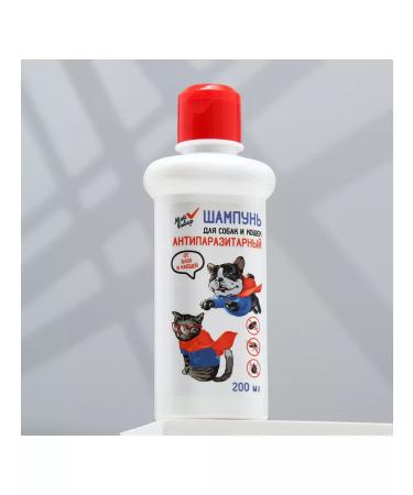 Shampoo "my choice" antiparasitic from fleas and ticks for