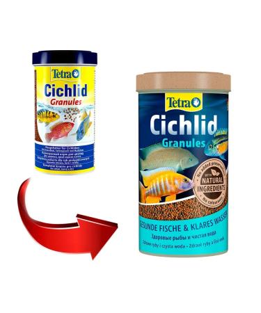 TETRA Cichlid Granules granules for fish cichlid 500 ml 4 pcs - Buy Online on GoSupps.com