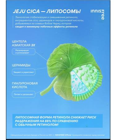 Innisfree Serum with retinol and central Asian 50ml - Buy Online on GoSupps.com