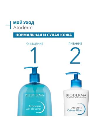 Bioderma Atoderm Ultra Face and Body Cream 200ml - Buy Online on GoSupps.com