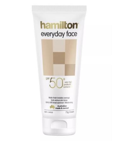 Sun -wrapping moisturizer Hamilton for face SPF 50 - Buy Online on GoSupps.com
