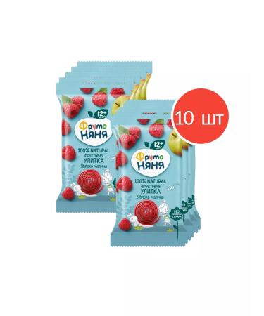 Frutonyanya Fruit pieces of snails apple raspberry 15g 5 pcs - Buy Online on GoSupps.com