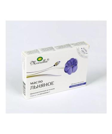 mirrolla Flax oil 100 capsules 0.3 g