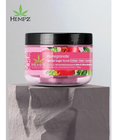 HEMPZ Body scrub sugar and grenade USA 176G - Buy Online on GoSupps.com