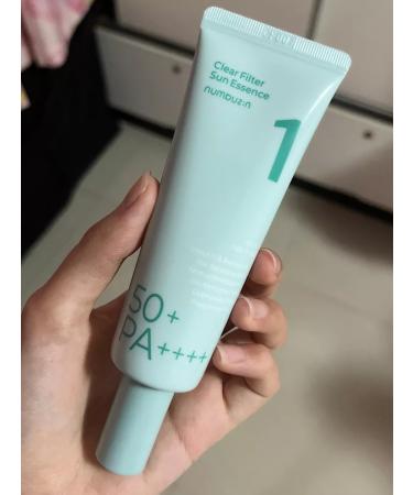 Numbuzin Sunscreen NO. 1 Clear Filter Sun Essence SPF 50+ - Buy Online on GoSupps.com