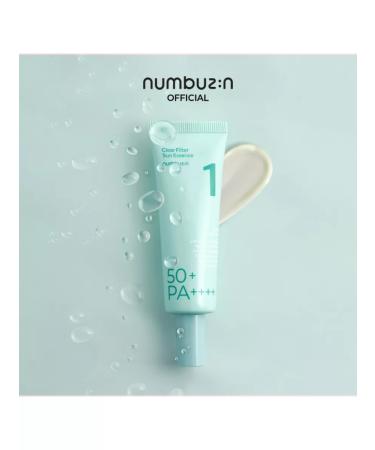 Numbuzin Sunscreen NO. 1 Clear Filter Sun Essence SPF 50+ - Buy Online on GoSupps.com