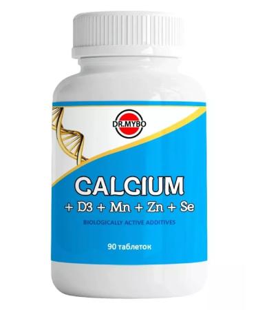 DR MYBO Calcium citrate+vitamin D3+manganese+zinc+selenium 90Tab.-1UP