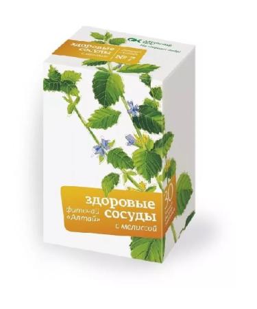 Altai cedar Fitochi Altai No. 7 Healthy vessels of the lemon balm 2 g 20 pcs. -1p