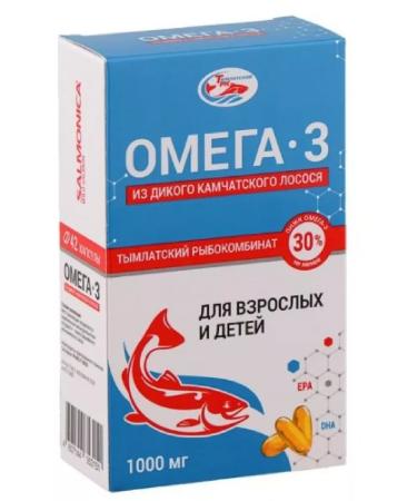 Salmonica Omega-3 from wild Kamchatka salmon 1000 mg 42 tab