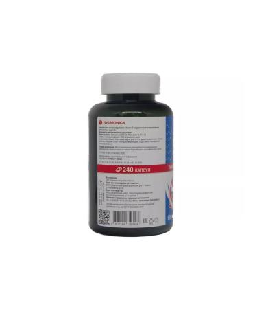 Salmonica Omega-3 from wild Kamchatka salmon 600 mg 240 table 3 - Buy Online on GoSupps.com