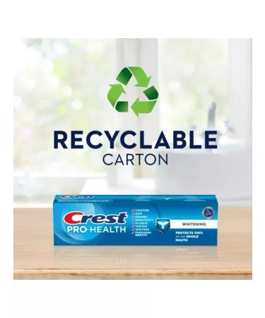 CREST Pro -Health Whitening - Toothpaste 121 G (3 pcs.) - Buy Online on GoSupps.com