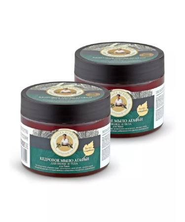 Grandma Agafia's Recipes Hair soap and body cedar 300 ml 2pcs