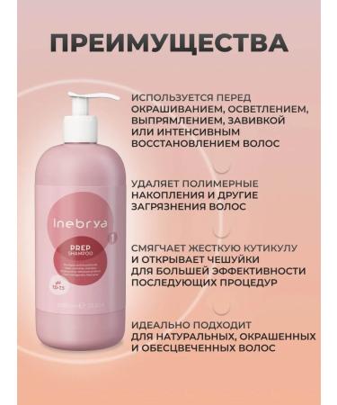 Inebrya Deep cleaning shampoo professional 1000 ml - Buy Online on GoSupps.com