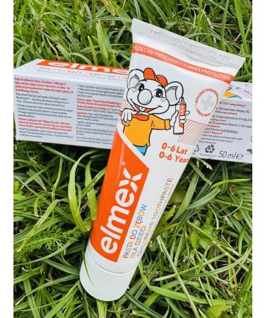 Children's toothpaste Elmex Kinder Kinder from 0- 6 years 50ml - Buy Online on GoSupps.com