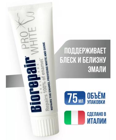 Biorepair Pro toothpaste to restore whiteness Pro White 75 ml
