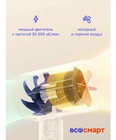 Xiaomi FEN COMPACT HAIR DRYER H101 White - Buy Online on GoSupps.com