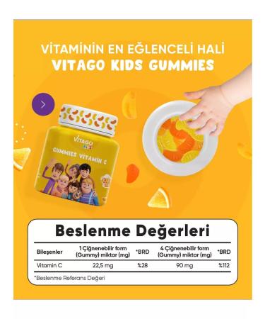 VITAGO Gummies vitamin C for children - Buy Online on GoSupps.com