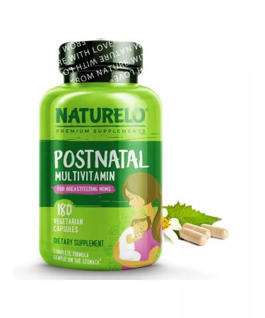 NATURELO Postnatal multivitamins for nursing mothers 180 capsules - Buy Online on GoSupps.com
