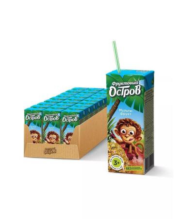 Fruit Island Sokom -containing drink for children multifructor 0.2 l 27 pcs - Buy Online on GoSupps.com