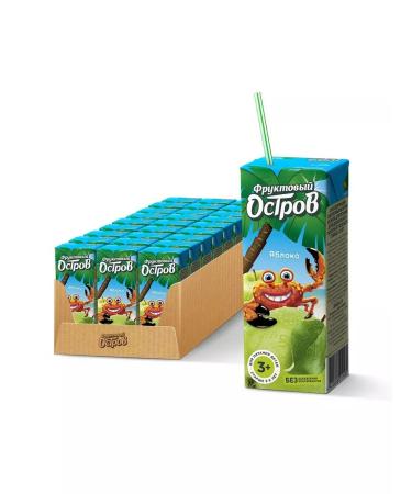 Fruit Island Sokom -containing drink for children an apple 0.2 l 27 pcs - Buy Online on GoSupps.com